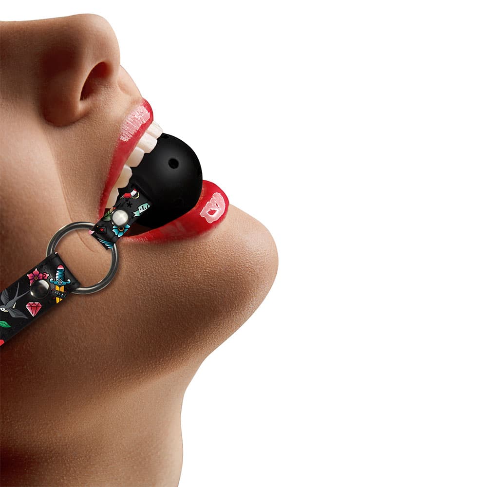 OUCH! Breathable ball gag Наустник топка, цветен