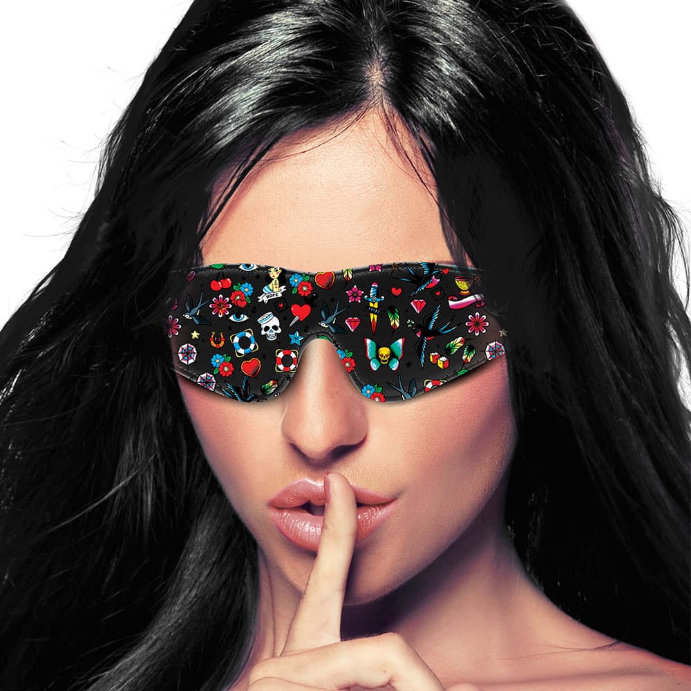 OUCH! Printed Eye Mask Цветна маска за очи